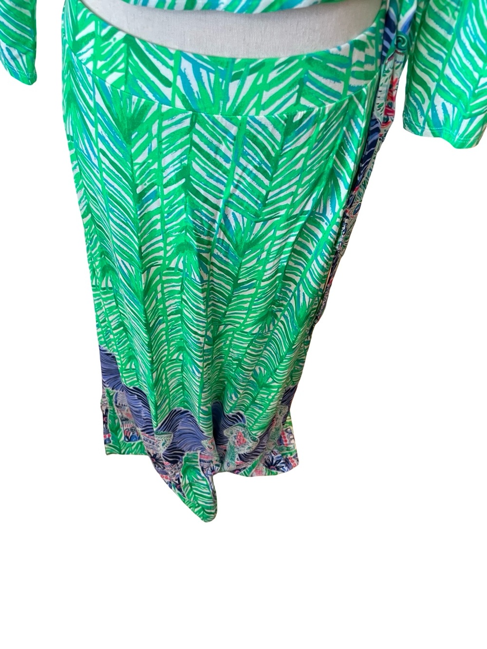 LILLY PULITZER Ruari Crop Top & Maxi Skirt Set In Toucan Green Costa Verde - Picture 5 of 15